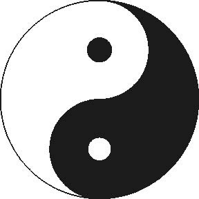 Yin und Yang-Zeichen