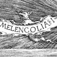 Melencolia Detail: Der Schriftzug Melencolia I