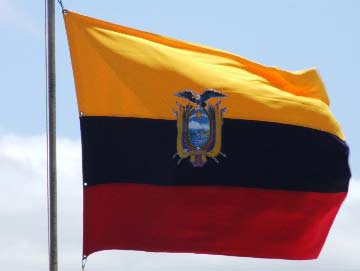 Die Flagge Ecuadors
Foto: MA Ernst