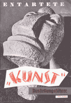 Titelblatt des Ausstellungsführers
Entartete "Kunst" (1937)