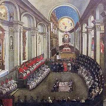 Das Konzil von Trient: 1545-1563 (unbekannter Maler)