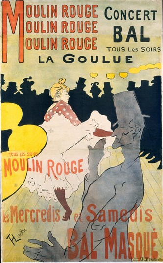 Moulin Rouge - La Goulue
Henri de Toulouse-Lautrec (1891)