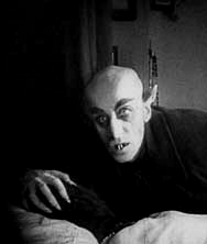 Max Schreck als Graf Orlok.
F. W. Murnau: Nosferatu, 1922.